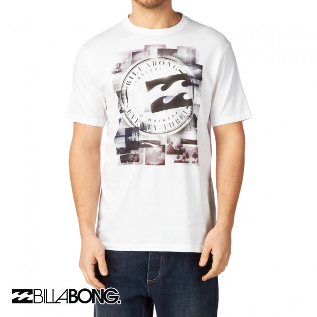 Billabong Mens Billabong Plasma T-Shirt - White