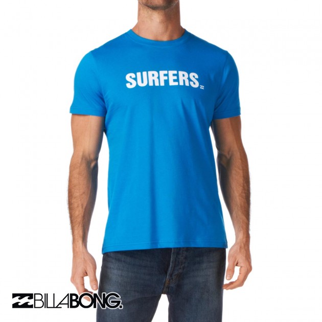 Billabong Mens Billabong Surfers T-Shirt - Oceanblue