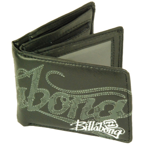 Mens Billabong Sustain Wallet. Black