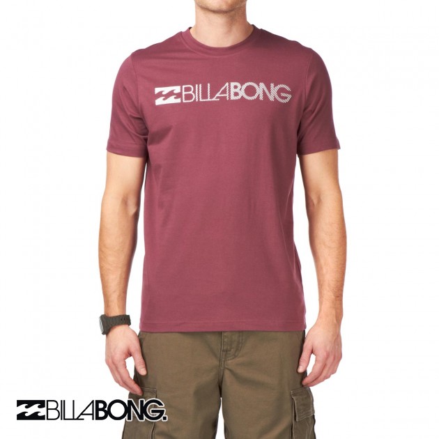 Billabong Mens Billabong System T-Shirt - Dirty Plum