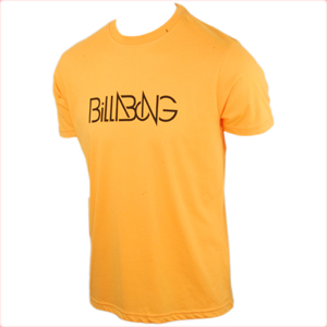 Billabong Mens Mens Billabong Revolution T-Shirt. Neon Orange