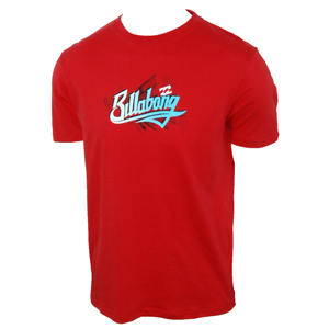 Billabong Mens Mens Billabong Tiempo T-Shirt. True Red