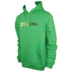 Mens Billabong Trifecta Hoody. Vintage Green