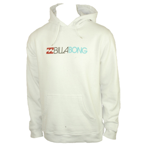 Mens Billabong Trifecta Hoody. White