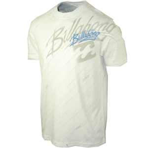 Billabong Mens Mens Billabong Volt Tips T-Shirt. White