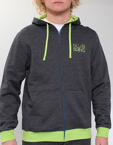 Outch ZH Zip hoody - Black Heather