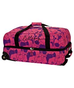 billabong Passion Pink Wheeled Pink Travel Bag