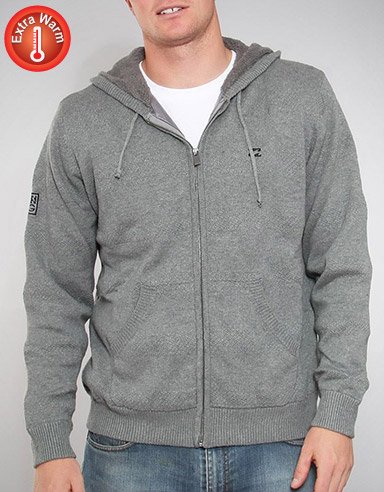 Smoc Quilt lined knit hoody