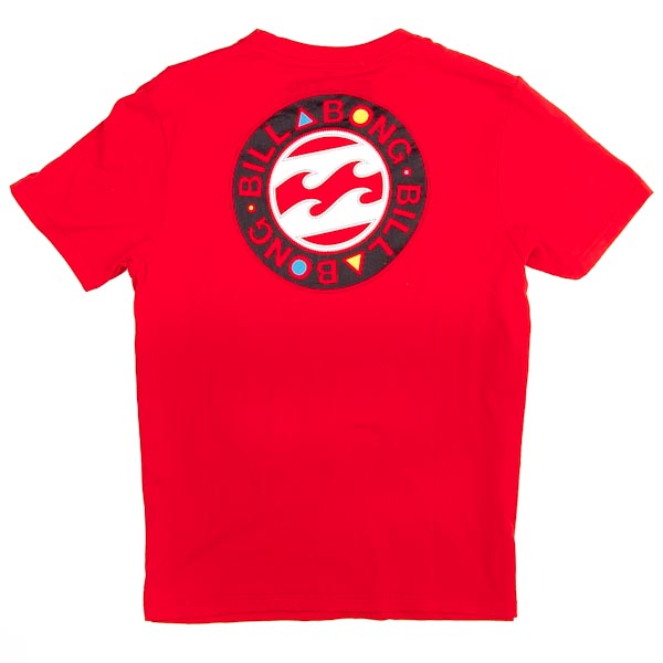 Billabong T-Shirt - Circle of Dust - True Red