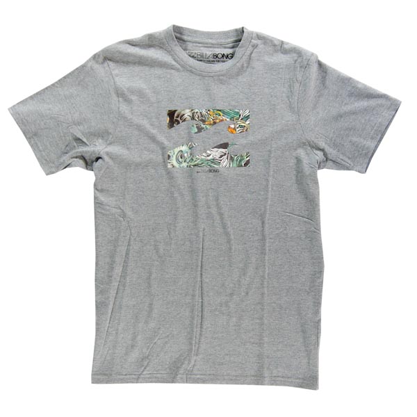 Billabong T-Shirt - Track - Grey Heather G1SS12