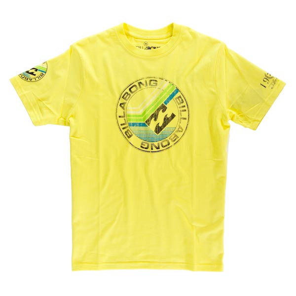Billabong T-Shirt - Trail - Yellow G1SS15