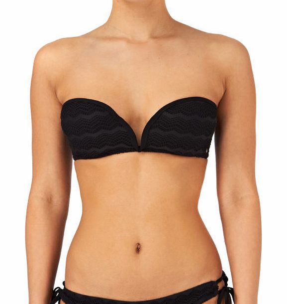 Billabong Womens Billabong Beach Bustier Bikini Top - Black