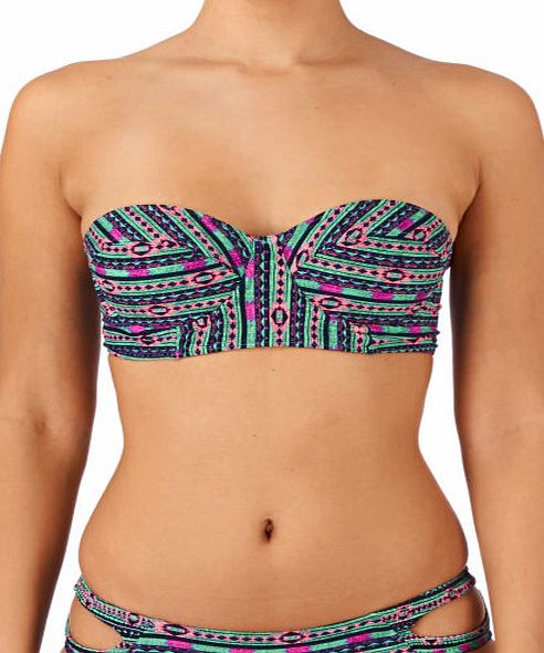 Billabong Womens Billabong Geo Deligth Bustier Bikini Top