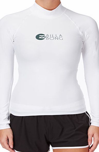 Billabong Womens Billabong Logo In Long Sleeve Rash Vest