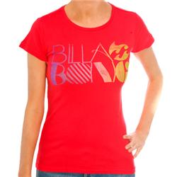 Womens Clovis T-Shirt - Hibiscus
