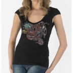 Womens Lula T-Shirt Black