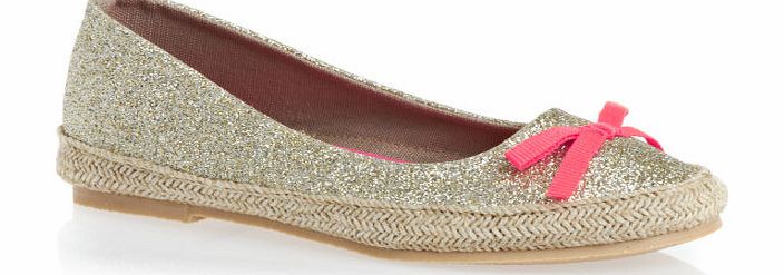 Billieblush Girls Billieblush Glitter Ballerina Shoes -