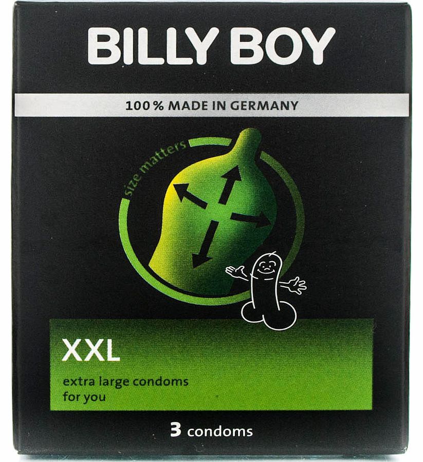 Billy Boy Extra Extra Large Condoms 3 Pack
