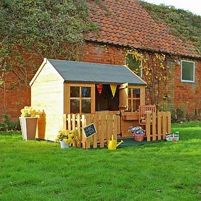 BillyOh Cottage Playhouse with Picket Fence