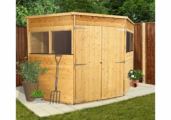 BillyOh Premium Tongue and Groove Corner Shed