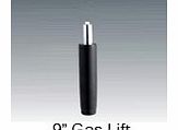 Black 9`` Straight Gas Lift for an Office Chair