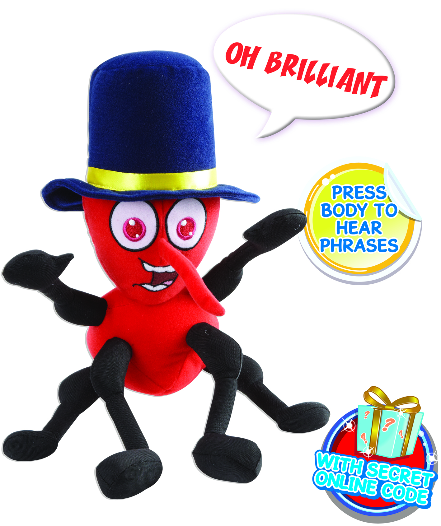 Bin Weevils Binweevils 12` Talking Clott Plush