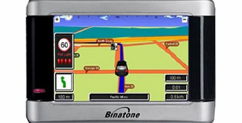Binatone Z430 LCD Touch Screen Car Satellite Navigation (Sat Nav) for UK amp; Ireland