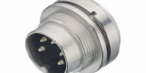 Binder 09 0111 00 04 Male 4 Pin Panel Mount