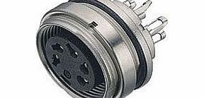 Binder 09 0124 80 06 Female 6 Pin Panel Mount