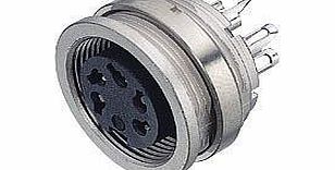 Binder 09 0323 00 06 Male Panel Mount Miniature