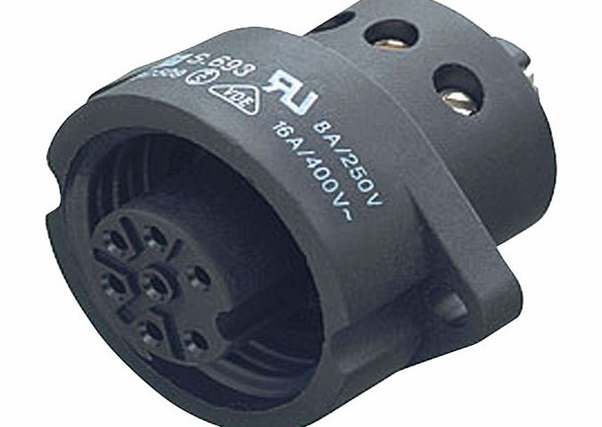 Binder 09 4220 00 07 F Panel Mnt 6 PE Pin with