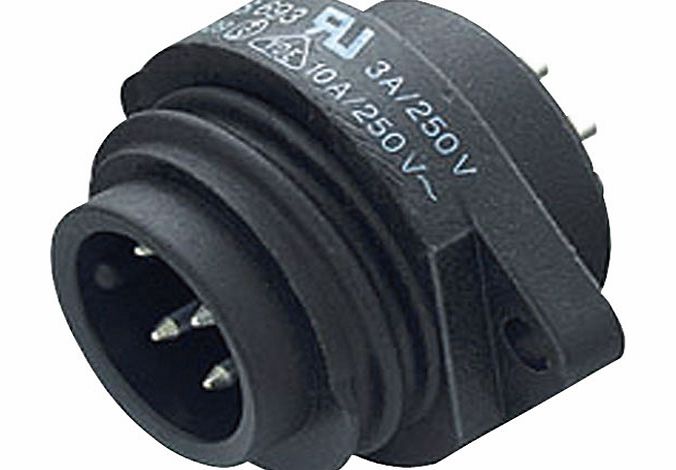 Binder 09 4227 00 07 M Panel Mnt 6 PE Pin with