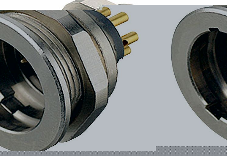 Binder 09 4808 15 03 Female Panel Mount