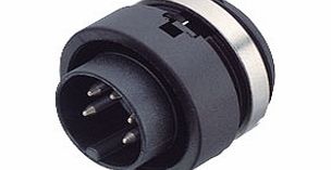 Binder 99 0615 00 05 Male Panel Mnt 5 Pin with