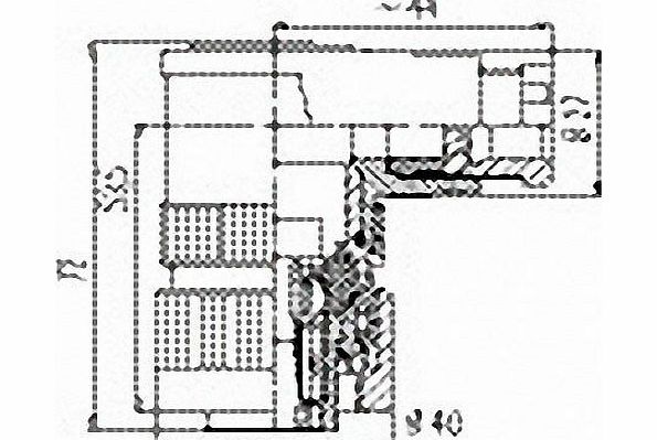 Binder 99 0710 70 05 F 10-12mm Angle Cable Mnt