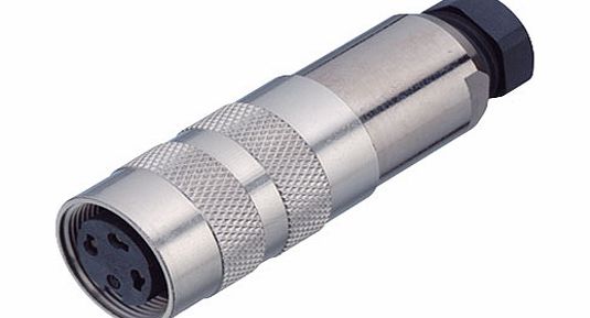 Binder 99 5106 15 03 Female Cable Mount Silver