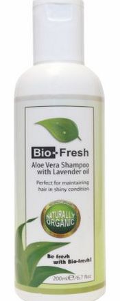 200ml Naturally Organic Aloe Vera with Lavender Oil Shampoo