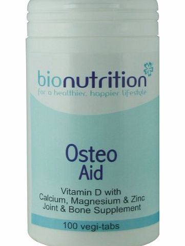 Bio Nutrition Osteo Aid : One-A-Day : Joint health multivitamin and mineral : 100 vegi-tabs