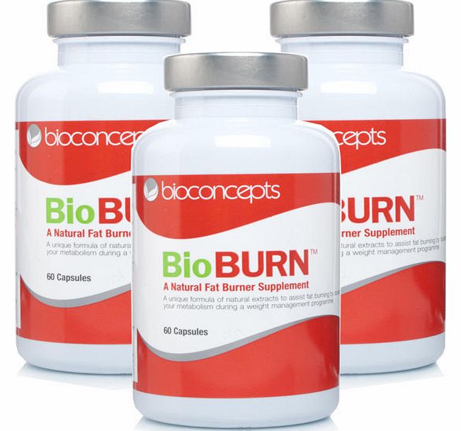 BioBURN Natural Fat Burner Triple Pack
