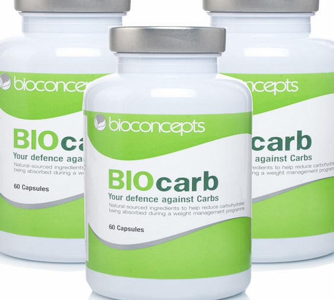 BioCARB Natural Food SupplementTriple Pack