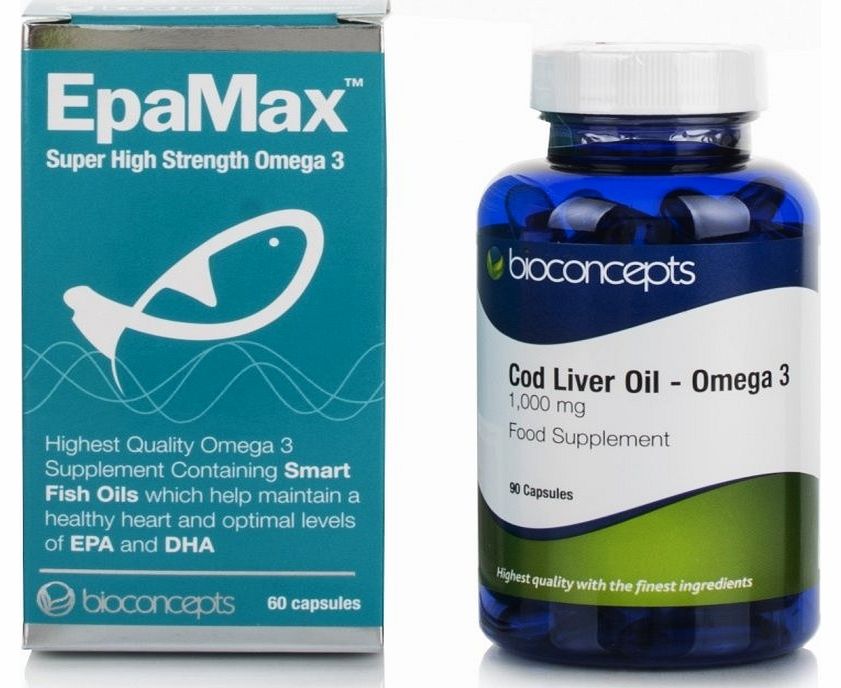 EpaMax & Bioconcepts Cod Liver Oil Capsules