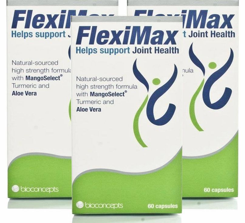 Bioconcepts FlexiMax Natural Supplement Triple Pack