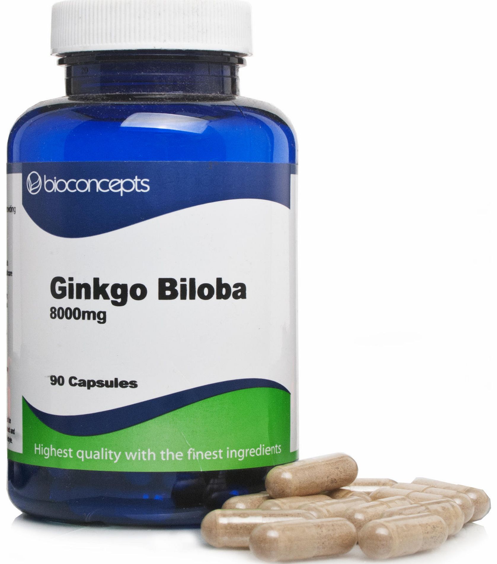 Bioconcepts Ginkgo Biloba Capsules 8000mg