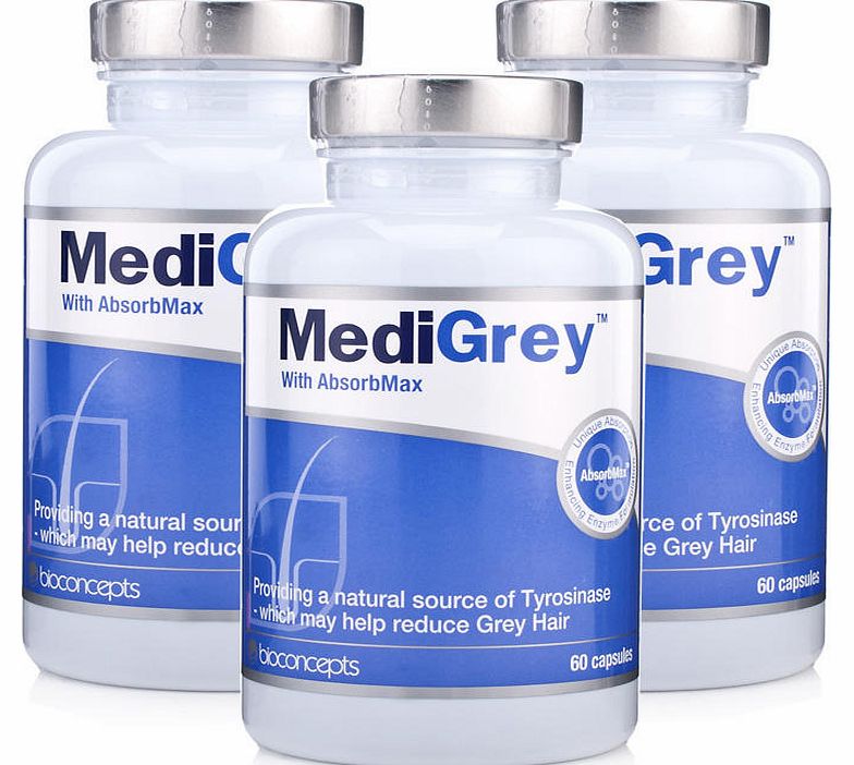 Bioconcepts MediGrey Hair Formula Triple Pack