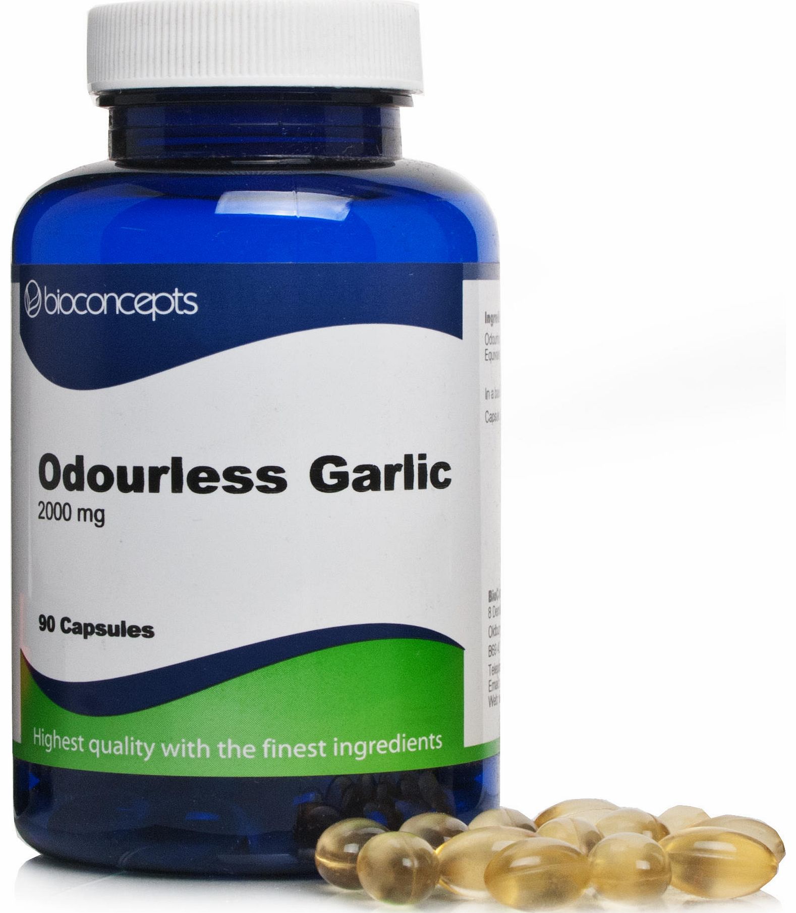 Bioconcepts Odourless Garlic Capsules 2000mg review, compare prices