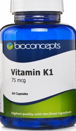 Bioconcepts Vitamin K 75mcg 60 Capsules