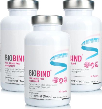 BioDIETS, 2102[^]0070046 BIOBIND Natural Fat Binder - 180 Capsules