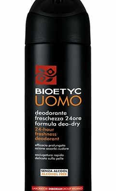 Bioetyc Uomo 24 Hour Freshness Deodorant 250 ML No Colour