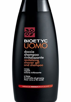 Bioetyc Uomo Revitalising Shower Gel And Shampoo 250ml No