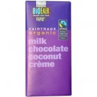 Biofair Case of 12 Biofair Milk Choc Coconut Creme